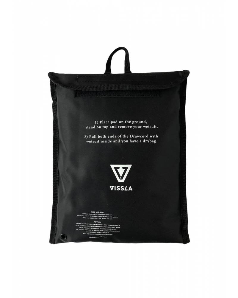 Vissla Changing Pad - Black - package directions