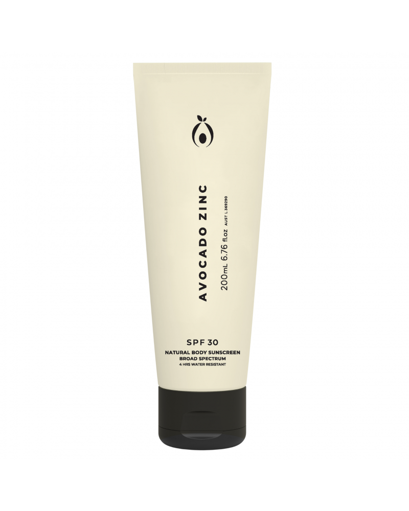 Avocado Zinc SPF 30 Natural Body Sunscreen