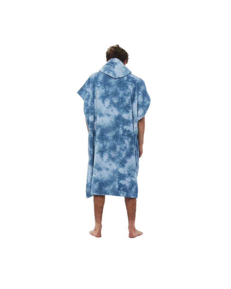 Vissla Changing Towel Poncho - Blue Tie Dye