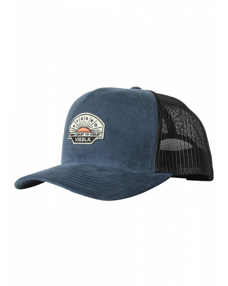 Vissla Coast to Coast Eco Trucker Hat - Night front