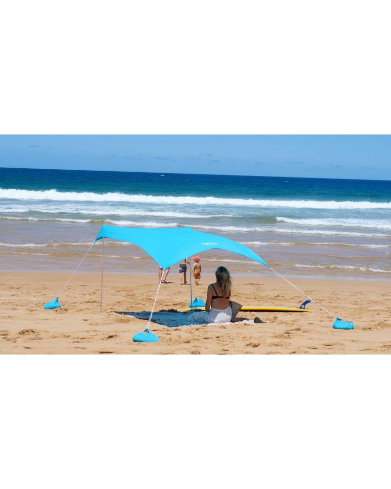 Family Size Ocean Beach Tent - Blue