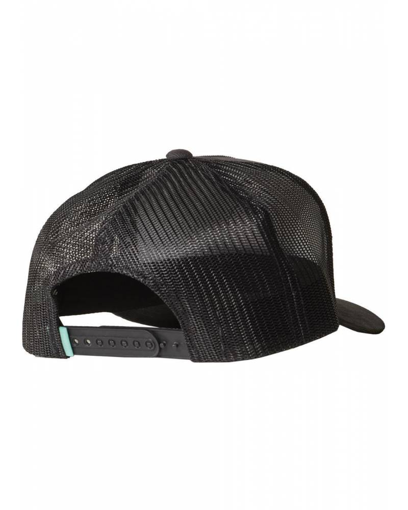 Vissla Solid Sets Cord Eco Trucker Hat - Black back