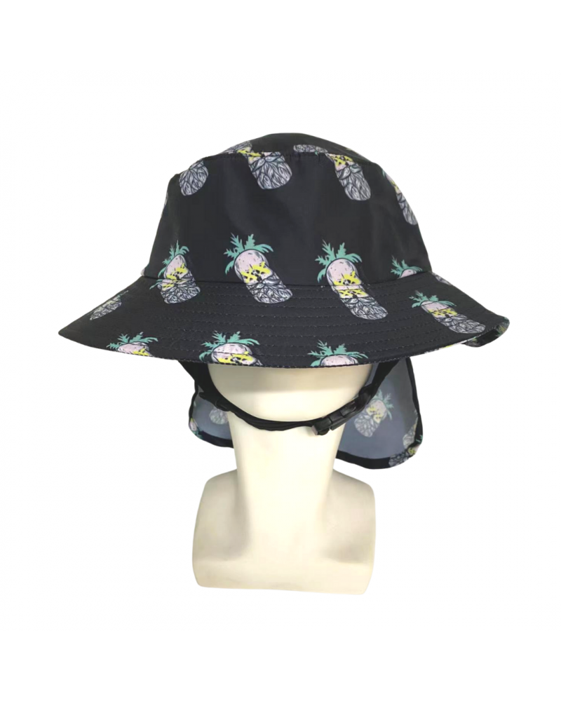  Boardsox Pineapple Head Surf Hat front on mannequin 