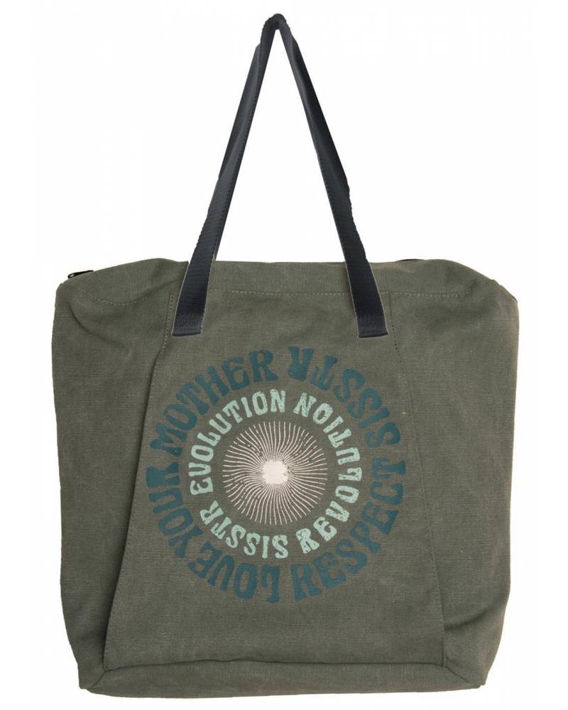Sisstrevolution Journey Along Tote - Dusty Green