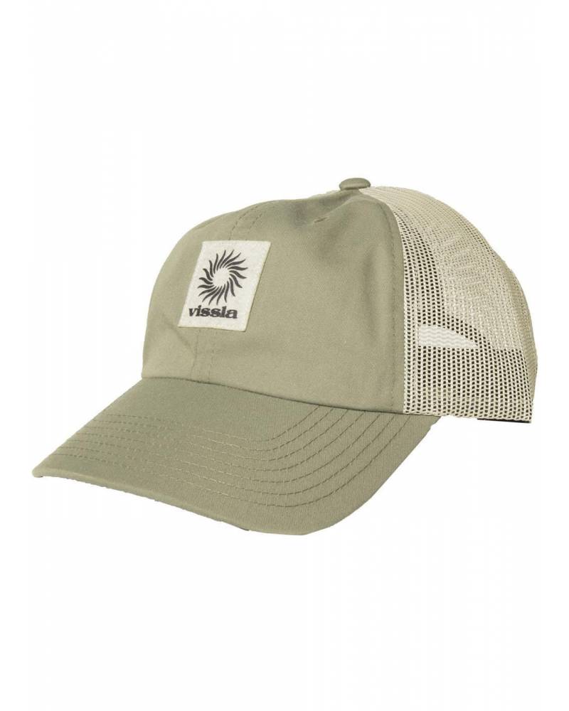 Vissla Pin Wheel Eco Trucker Hat - Surplus front