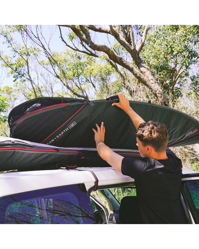 Aircon Fish Cover - Black/Red / 6'4"