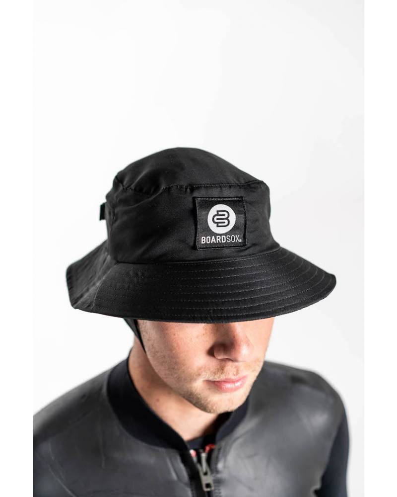 Boardsox Surf Hat - Black top on model