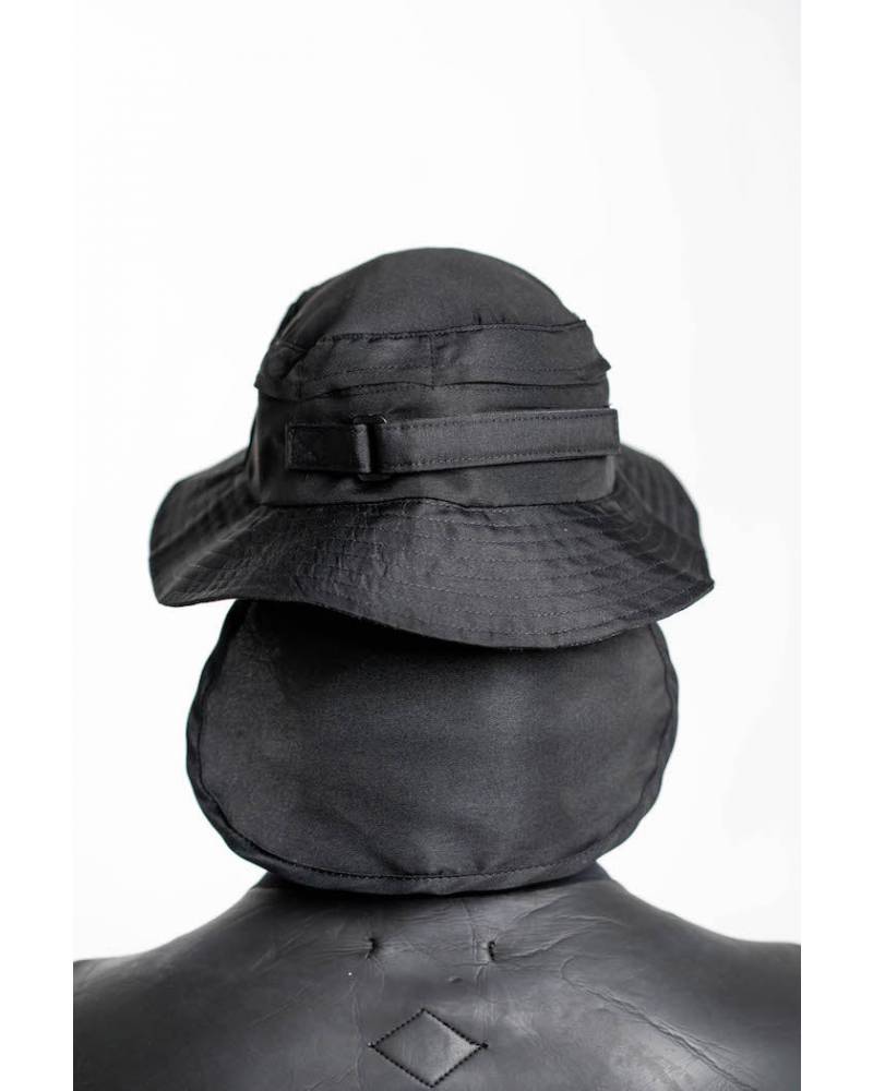 Boardsox Surf Hat - Black back on model
