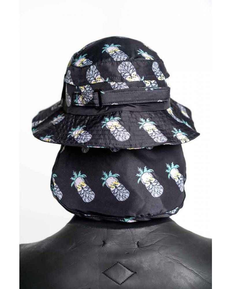  Boardsox Pineapple Head Surf Hat back on model