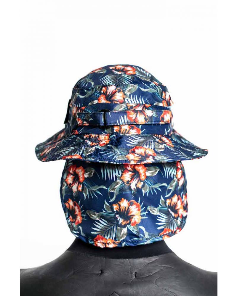Boardsox Hawaiian Surf Hat back on model