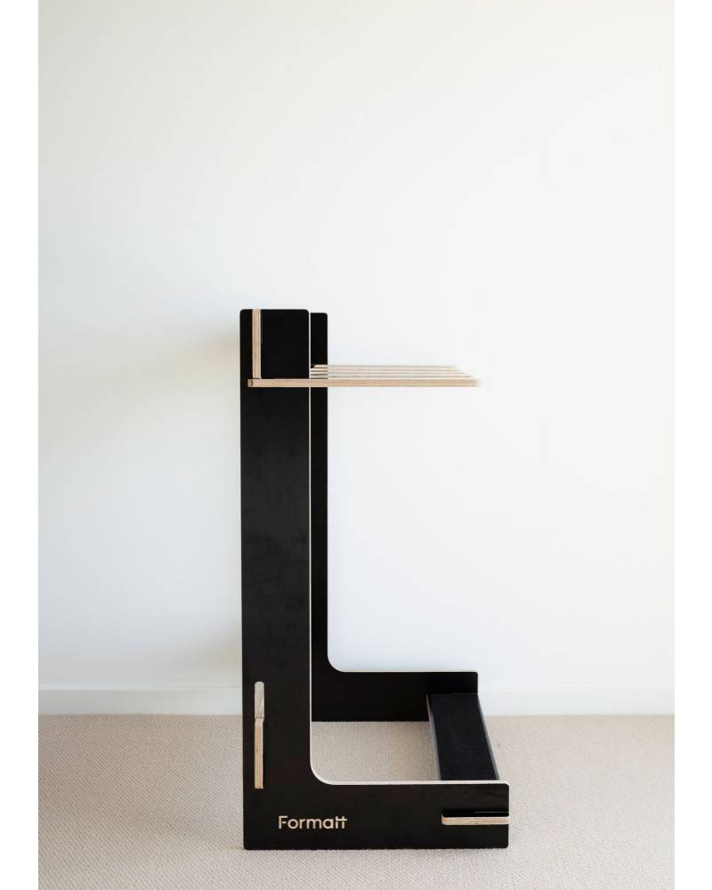 Formatt Q8 Freestanding Surfboard Rack - Black side