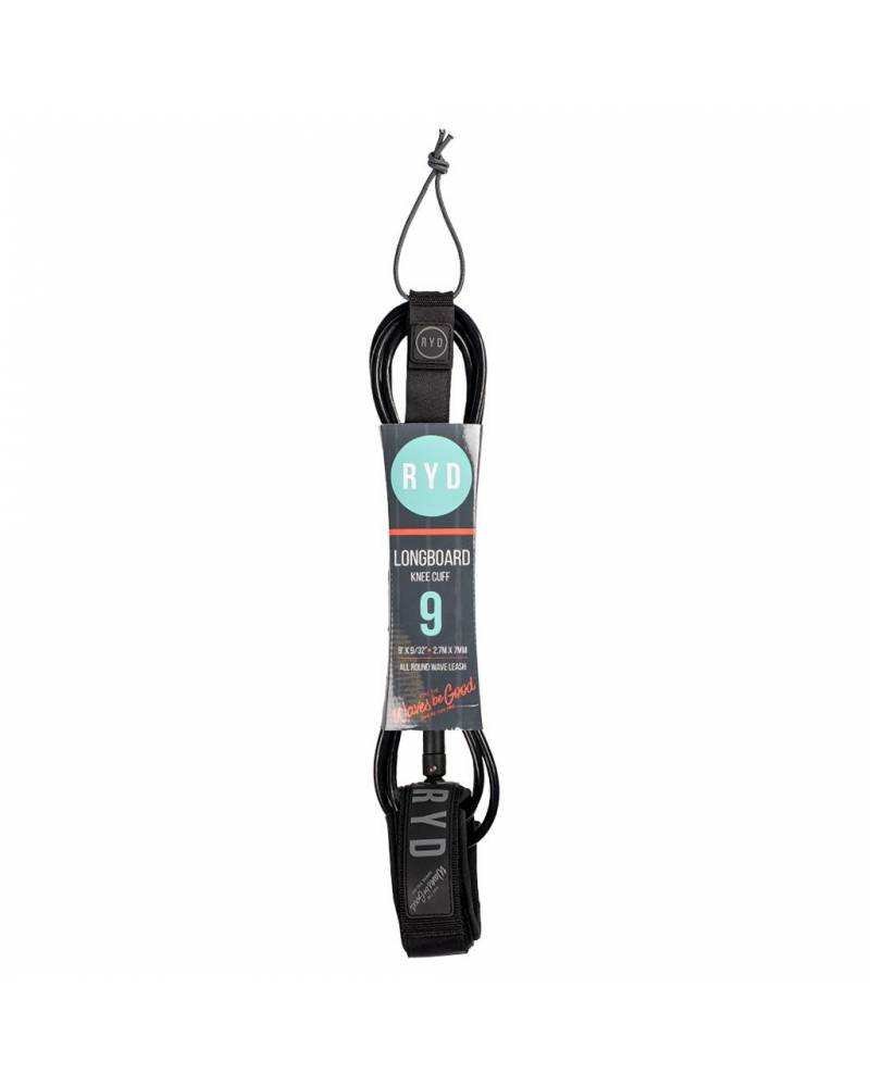 9ft Longboard Knee 7mm - Black