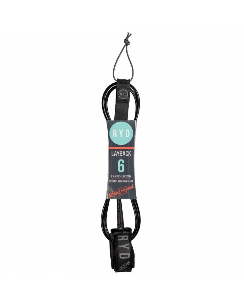 6ft Layback 7mm - Black