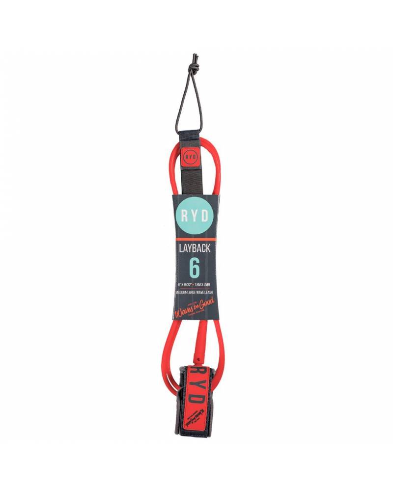 6ft Layback 7mm - Coral/Grey