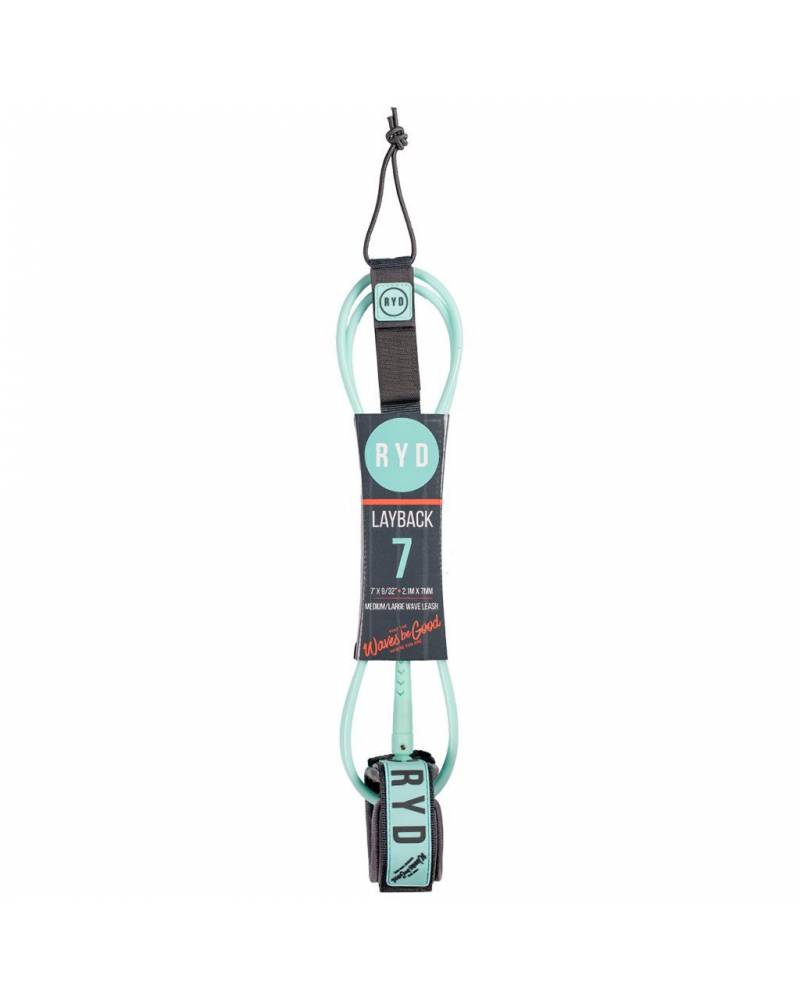 7ft Layback 7mm - Aqua/Grey