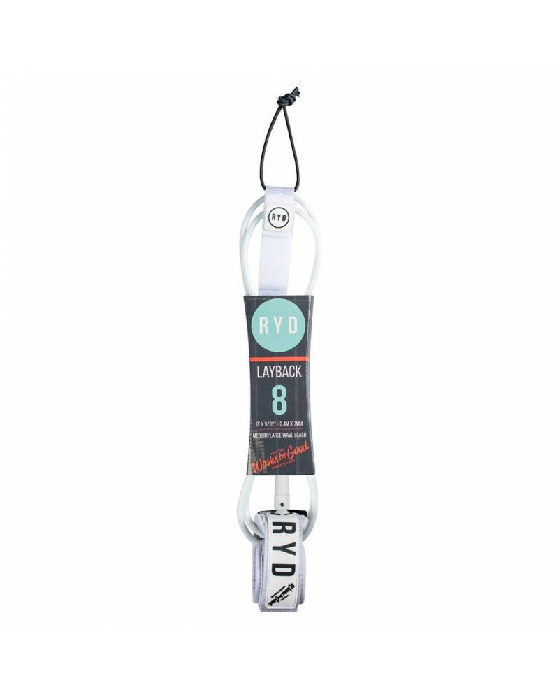 8ft Layback 7mm - White