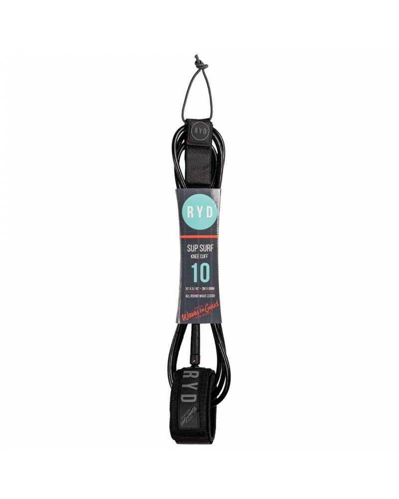 10ft Longboard Knee 8mm - Black