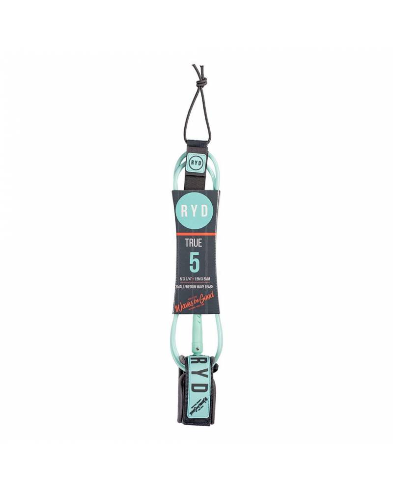 5ft True 6mm - Aqua/Grey