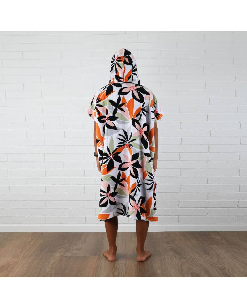 T&C Honolua Hooded Towel Poncho - back