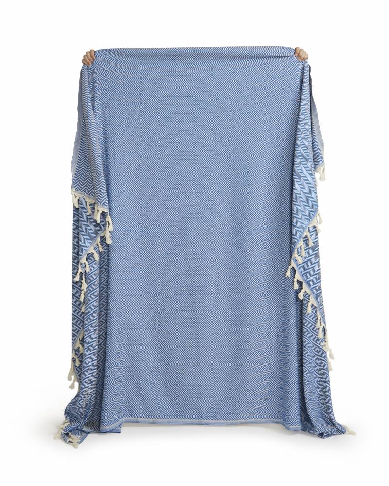 OZoola Bronte Family Beach Blanket - Royal Blue