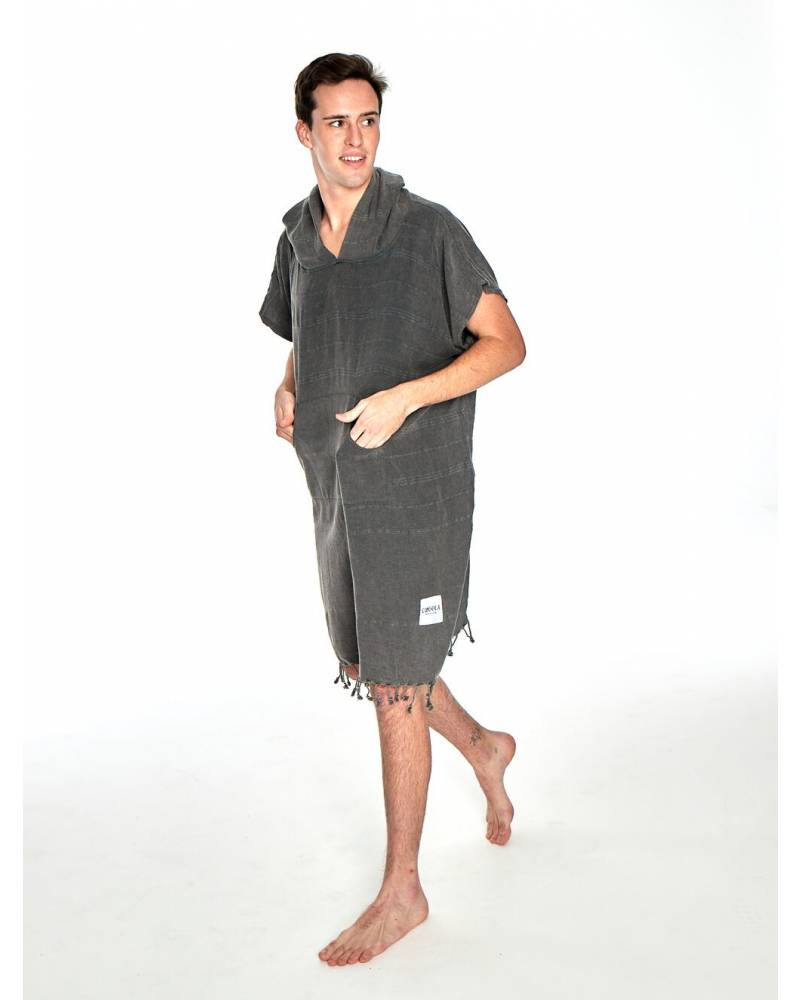 OZoola Surf Poncho - Charcoal