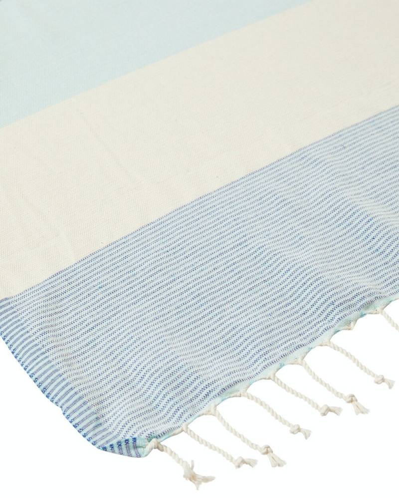 OZoola Johnny Turkish Towel - Mint trim
