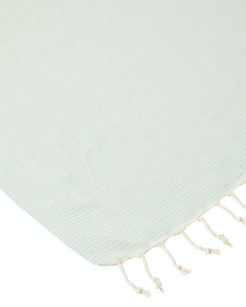 OZoola Original Turkish Towel - Mint trim