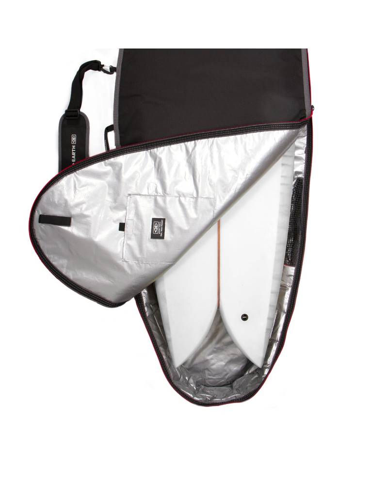 Aircon Fish Cover - Black/Red / 6'4"