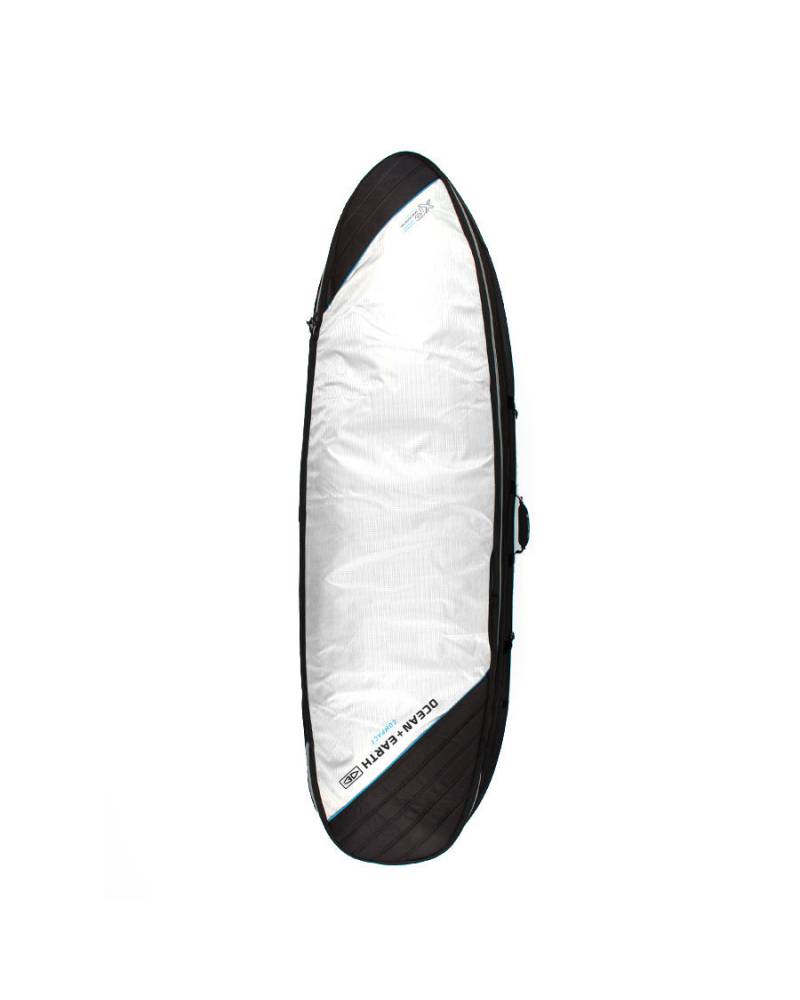 Double Compact Fish Cover - Silver / 6'4"