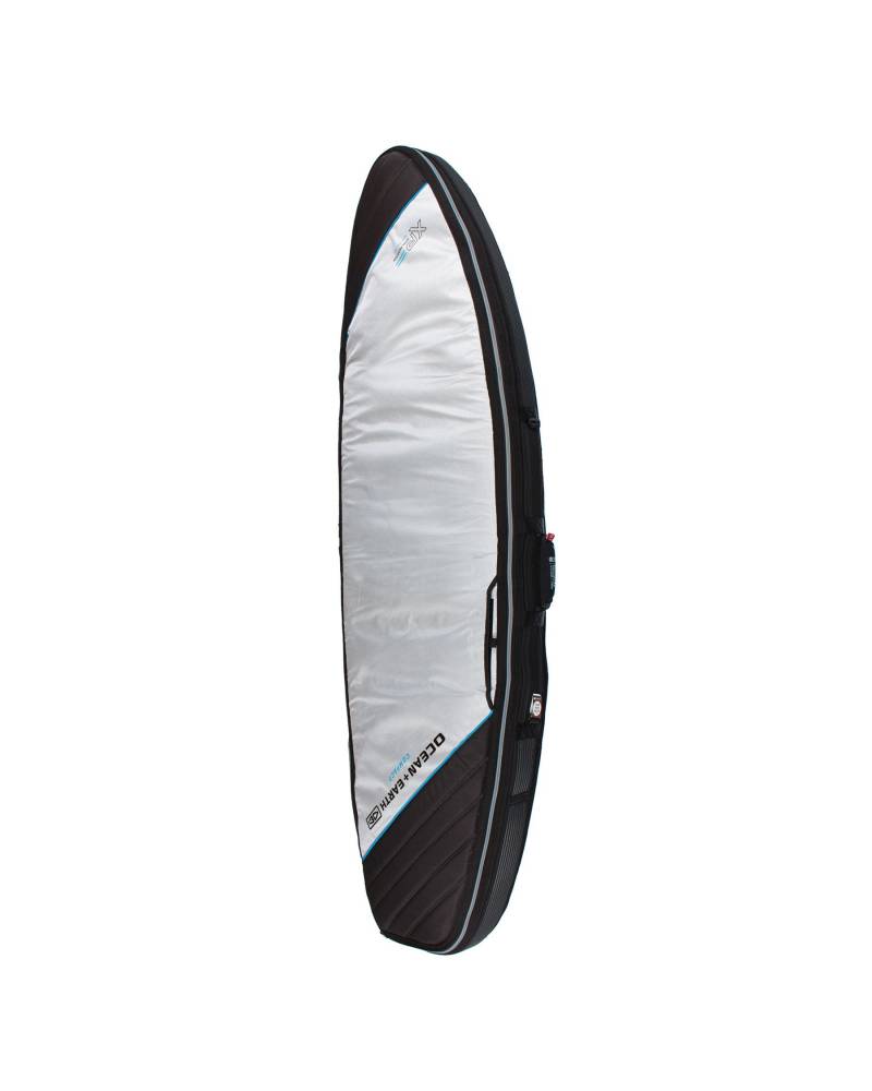 Double Compact Fish Cover - Black/Red / 7'2"