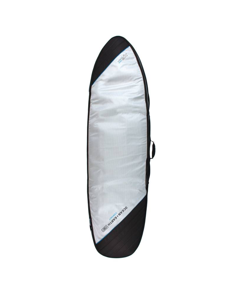 Triple Compact Fish Cover - Silver / 6'4"