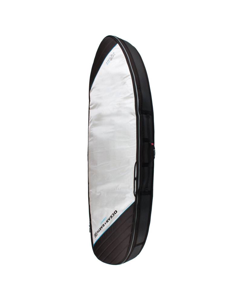 Triple Compact Fish Cover - Silver / 6'4"