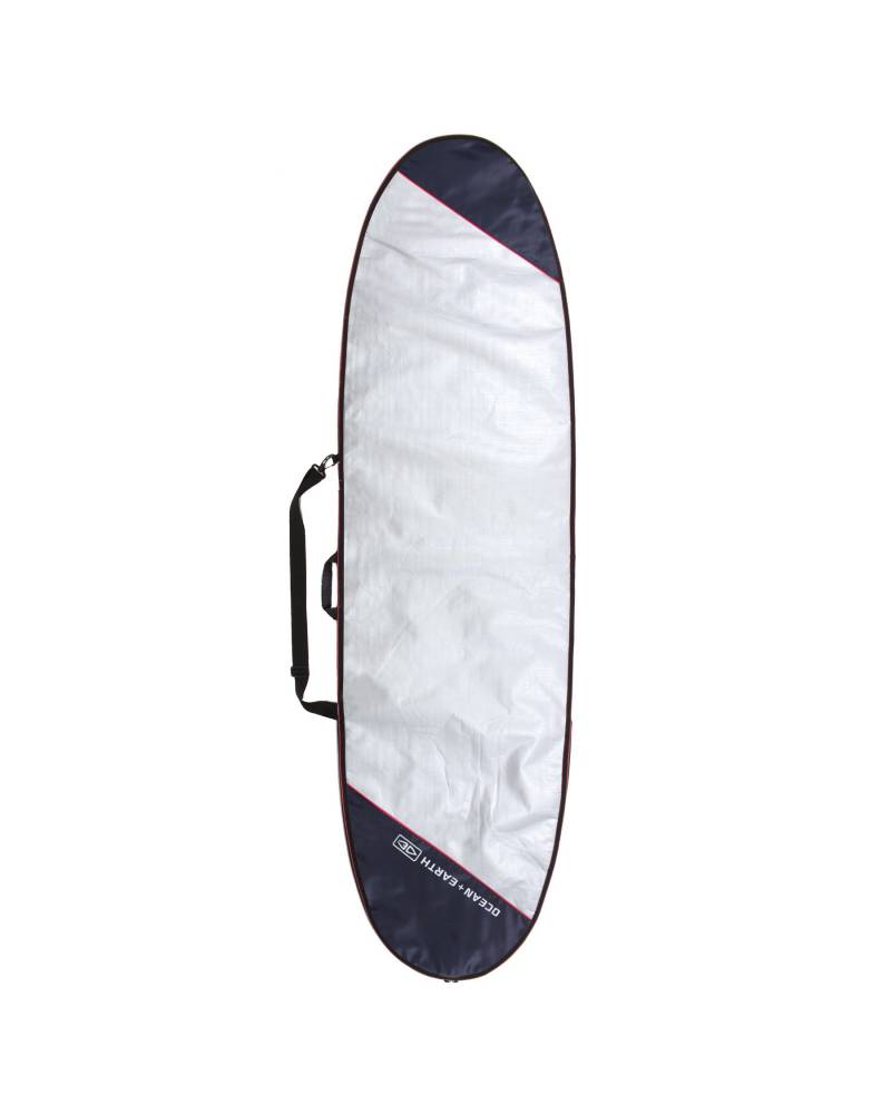 Barry Basic Longboard Cover - Black/Red / 9'2"