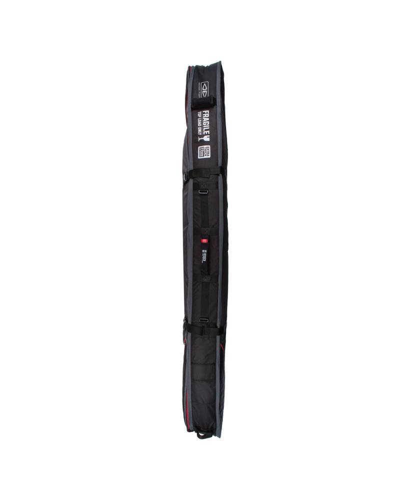Triple Coffin Shortboard Cover - Black/Red / 7'6"