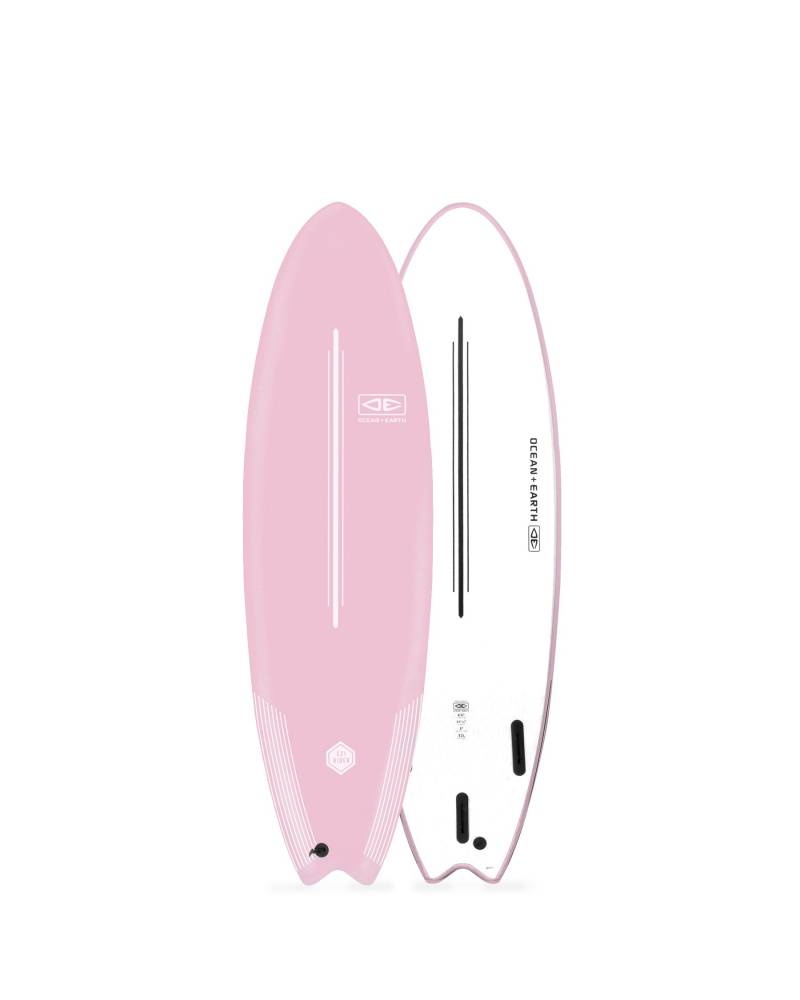 Ezi-Rider 6'6" - Pastel Pink