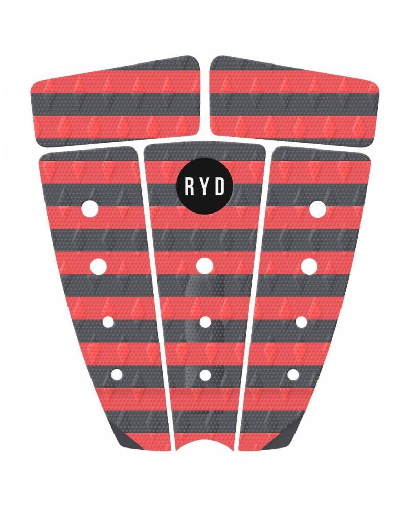 Roboto 5 Piece Traction Diamond Dot - Red Stripes