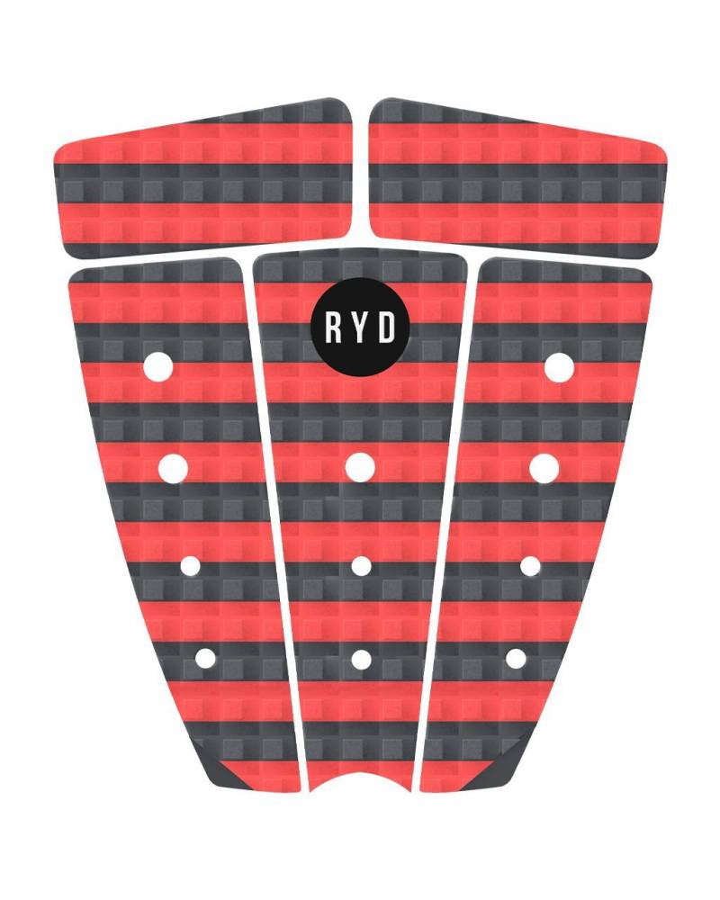 Roboto 5 Piece Traction Square Groove - Red Stripes