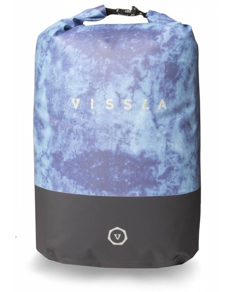Vissla 7 Seas 35L Dry Backpack - Blue Tie Dye front