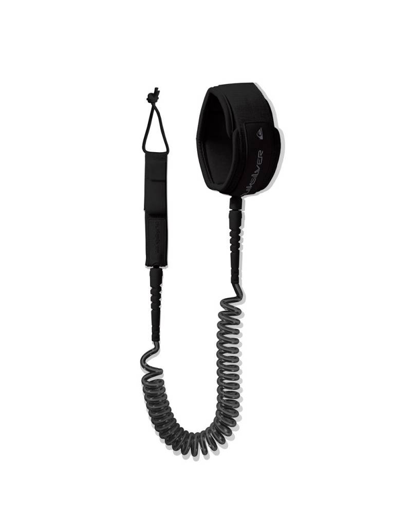 Quiksilver 10ft SUP Coil Leash - Black