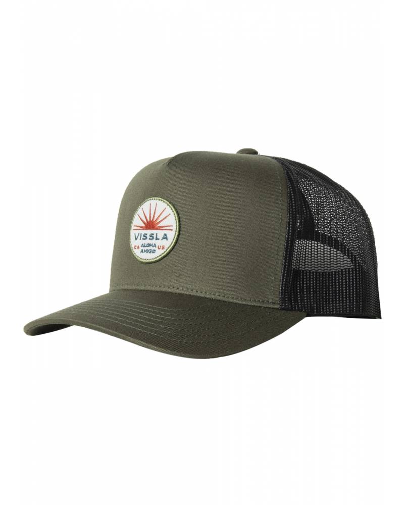 Vissla Solid Sets Eco Trucker Hat - Tarp front