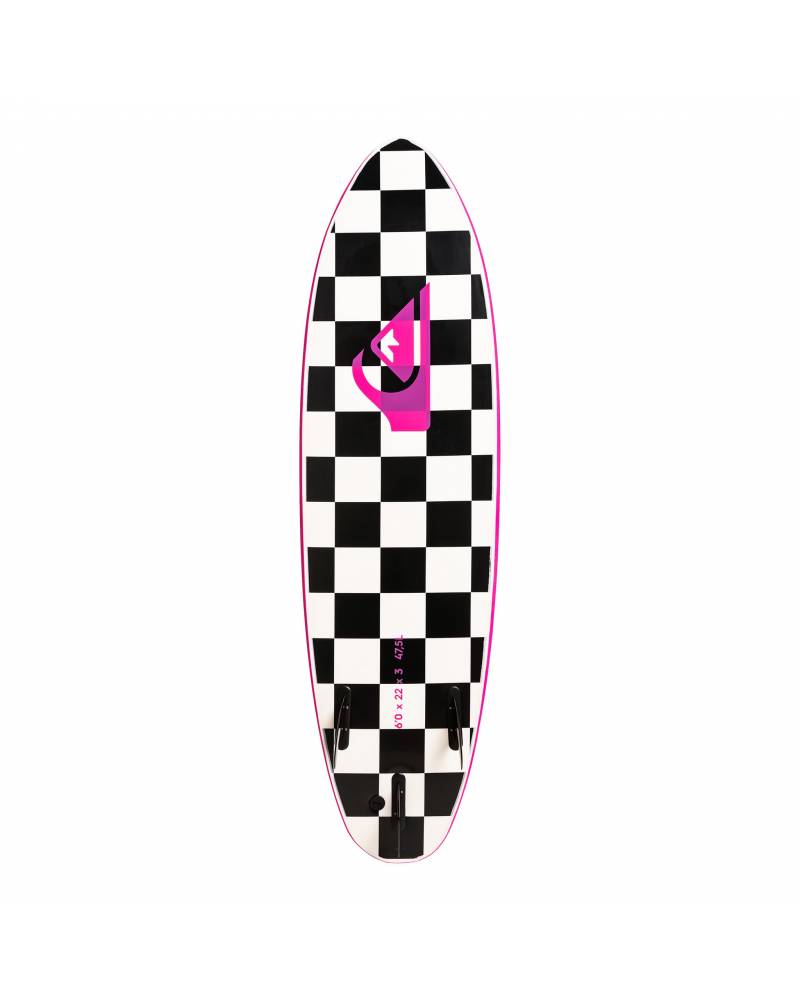 Quiksilver Discus Softboard 6'0 - Pink bottom