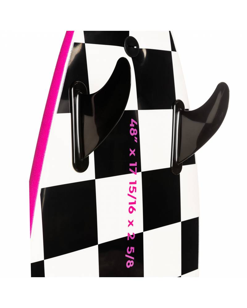 Quiksilver Grom Softboard 48" - Pink fins