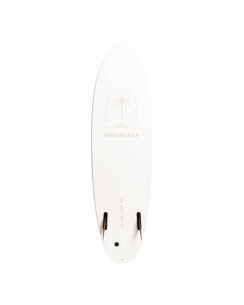 Quiksilver Twin Softboard 6'6 - White bottom