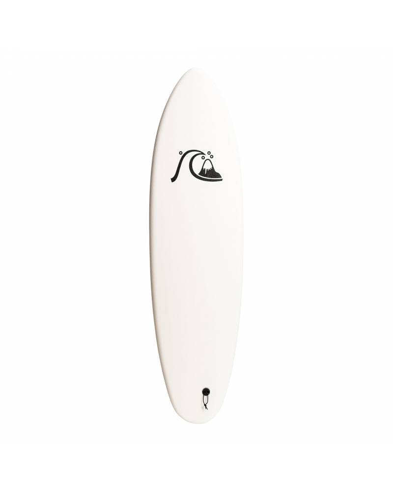 Quiksilver Twin Softboard 6'6 - White top deck