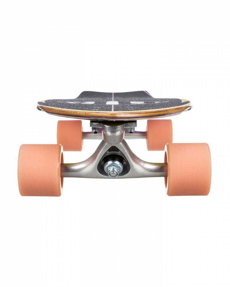 Quiksilver Mark Richards MR Edition Retro Cruiser Skateboard - Purple Yellow front