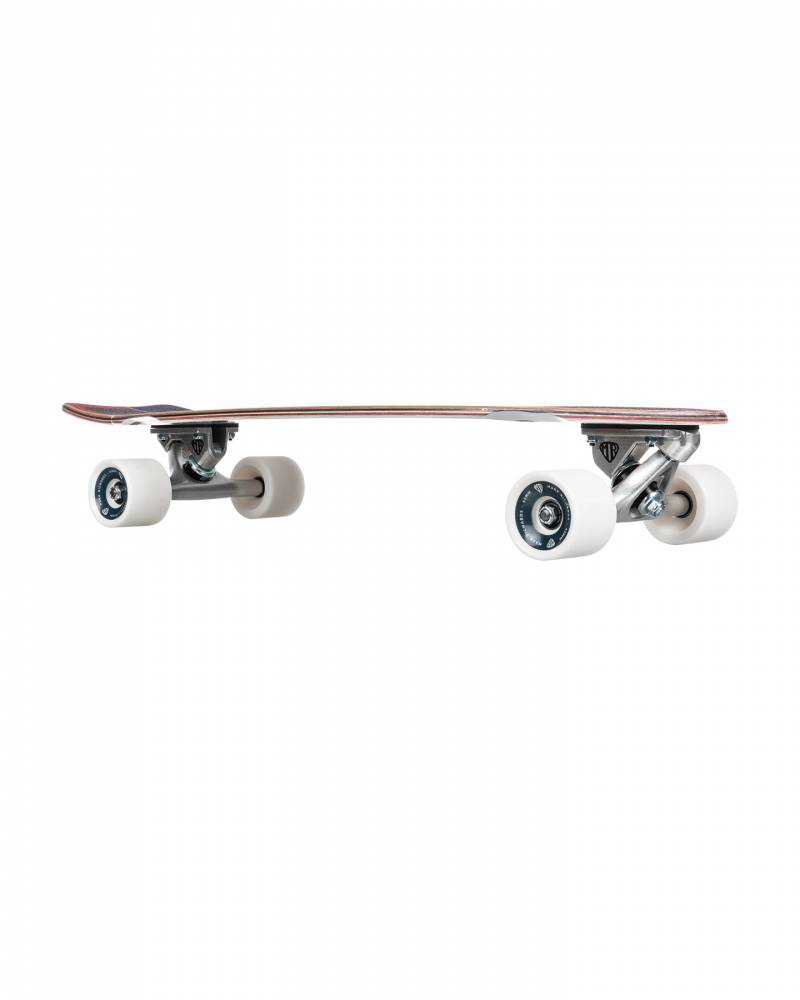 Quiksilver Mark Richards MR Edition Retro Cruiser Skateboard - White side angle
