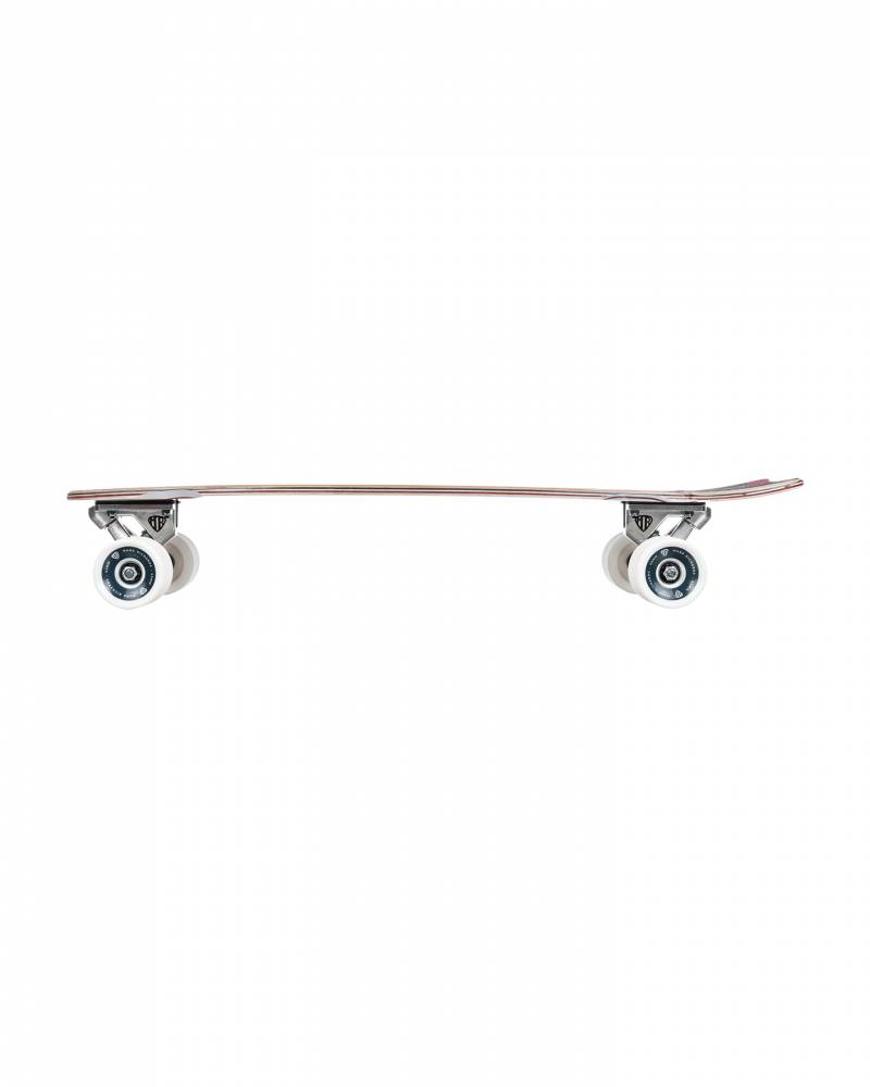 Quiksilver Mark Richards MR Edition Retro Cruiser Skateboard - White side rail