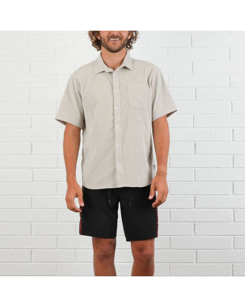 Whaler Cord Shirt - Stone