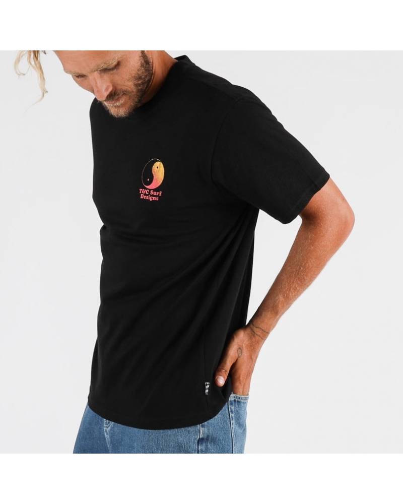 Retro Twin Tee - Black