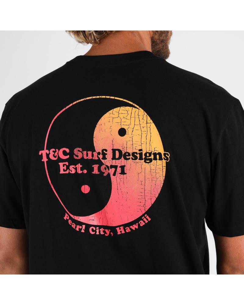 Retro Twin Tee - Black